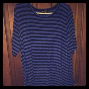 Blue and Black Dress